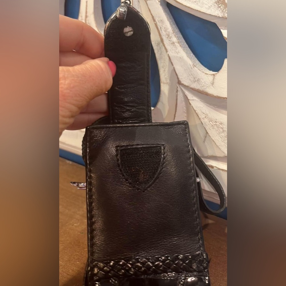 Vintage Brighton Small Bag w/ Rhinestone Heart & Strap - Picture 6 of 11